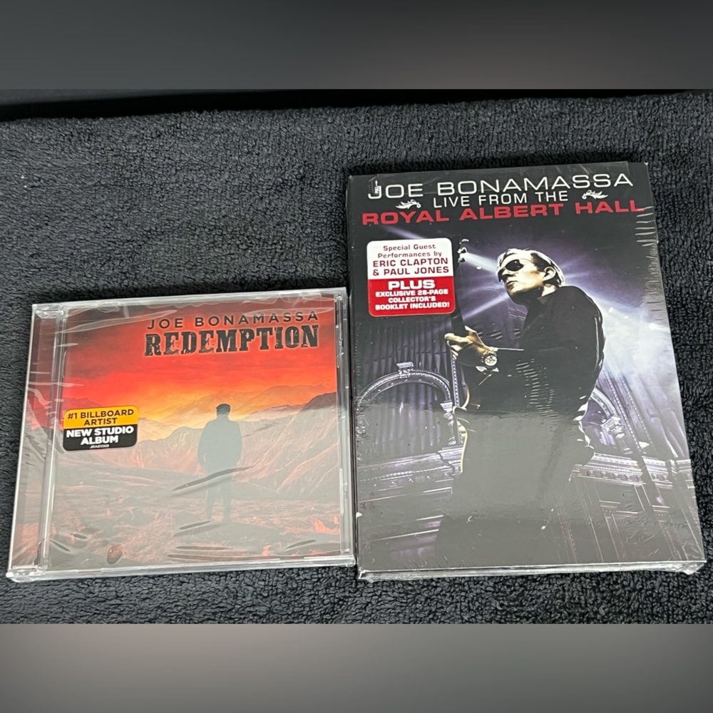 JOE BONAMASSA: Live from Royal Albert Hall DVD & Redemption CD NEW SEALED LOT